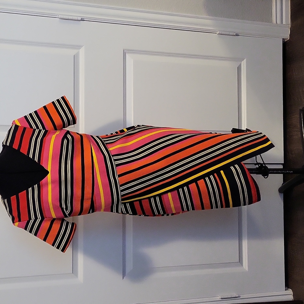 Eci Multicolor Dress, Sz. 10